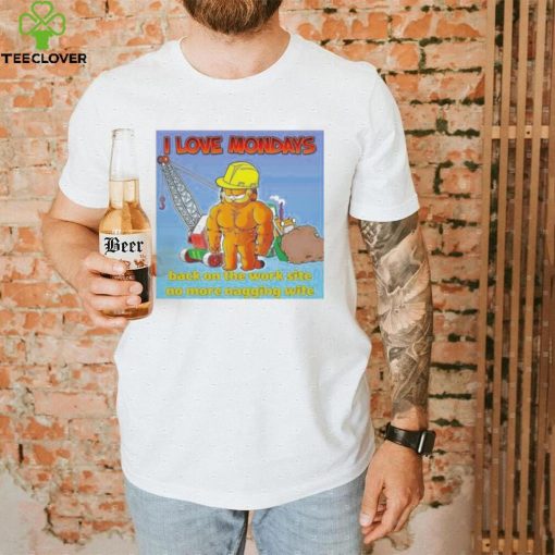 Motivational Garfield I Love Mondays Shirt