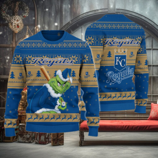 Kansas City Royals Grinch Christmas Ugly Sweater