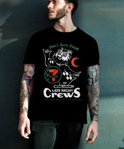 7 Eleven Owls Auto Know Last Night Crews The Original Roll Up Service Shirt