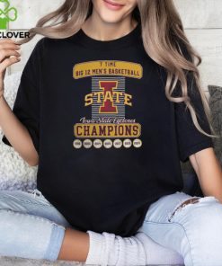 7 Time Big 12 Men’s Basketball Champions Iowa State Cyclones Tee Shirt