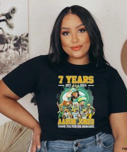 7 Years 2017 2024 Arron Jones Green Bay Packers Thank You For The Memories T Shirt