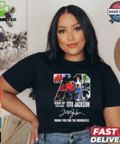 70 Years Of 1953 2024 Tito Jackson 1953 2024 Thank You For The Memories T shirt