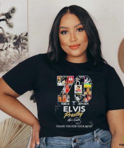 70 Years Of 1954 – 2024 Elvis Presley Thank You For Your Music Official t shirt