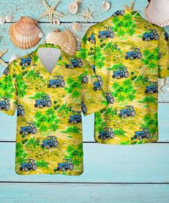 70s era Ford 3000 tractor Hawaiian Shirt Gift Holidays