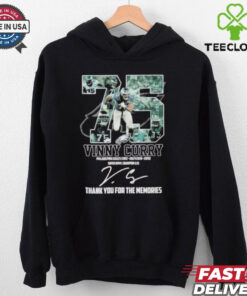 75 Vinny Curry Philadelphia Eagles Thank You For The Memories Signature Shirt