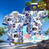 Lone Star Hawaiian Button Up Shirt Island Palm Leaves Loves