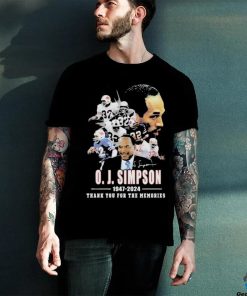 77 Years Of 1947 2024 O. J. Simpson Thank You For The Memories T Shirt