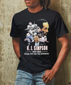 77 Years Of 1947 2024 O. J. Simpson Thank You For The Memories T Shirt