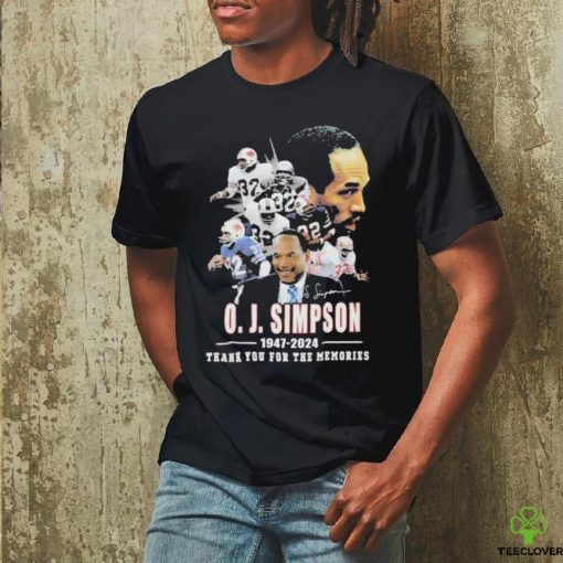 77 Years Of 1947 2024 O. J. Simpson Thank You For The Memories T Shirt