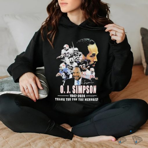 77 Years Of 1947 2024 O. J. Simpson Thank You For The Memories T Shirt