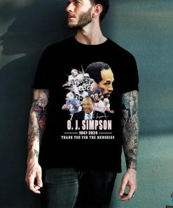 77 Years Of 1947 2024 Rip O. J. Simpson Thank You For The Memories Shirt