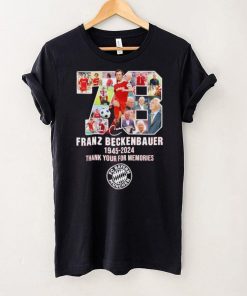 78 Franz Beckenbauer 1945 2024 thank your for memories hoodie, sweater, longsleeve, shirt v-neck, t-shirt