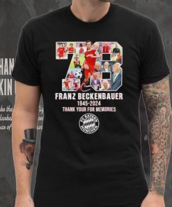 78 Franz Beckenbauer 1945 2024 thank your for memories hoodie, sweater, longsleeve, shirt v-neck, t-shirt