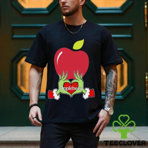 Grinch santa love Applebee’s merry christmas shirt