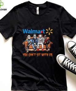 Horror Movie Characters Walmart You Can’t Sit With Us Halloween 2024 shirt