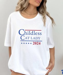 Childless Cat Lady 2024 Shirt