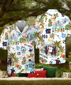 Lionel Messi Number 10 Hawaiian Shirt