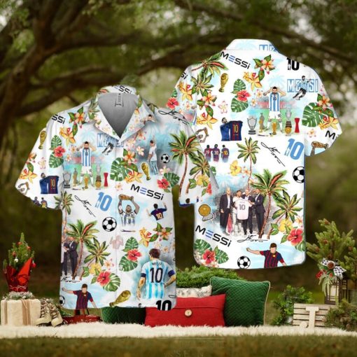 Lionel Messi Number 10 Hawaiian Shirt