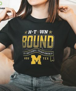 Michigan Wolverines Jordan Brand College Football Playoff 2024 National Championship Game T Shirt