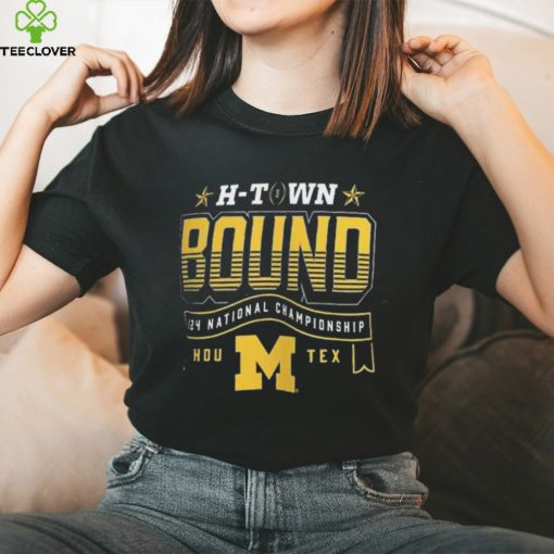 Michigan Wolverines Jordan Brand College Football Playoff 2024 National Championship Game T Shirt