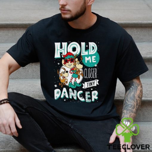 Elf and reindeer hold me closer Tiny Dancer Christmas Shirt