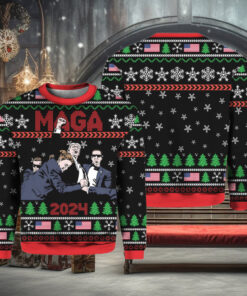 Trump MAGA 2024 Ugly Christmas Sweater
