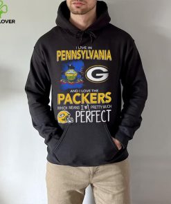 I Live In Pennsylvania Carolina And I Love The Packers Which Means I’m Pretty Much Hat Perfect Shirt