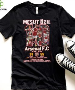 Mesut Ozil Arsenal F.C 2013 – 2021 Thanks For The Memories Mesut T Shirt