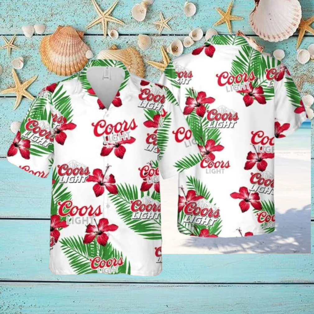 Coors Light Hawaiian Shirt Gift For Beach Trip Coors Light Hawaiian Shirt Gift For Beach Trip