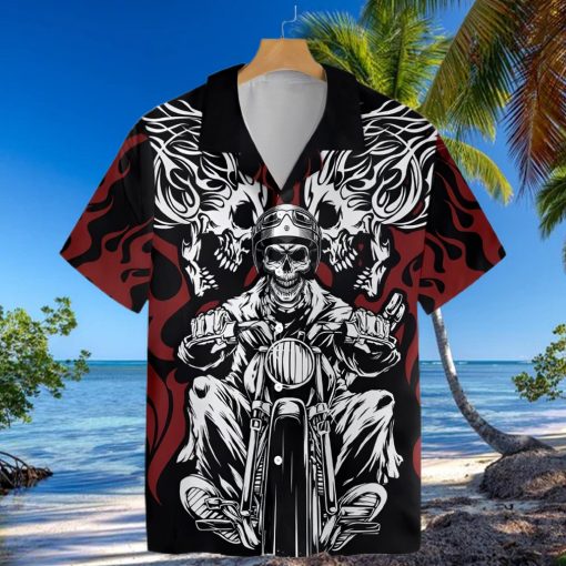 Skull Rider Motorcycle Ez20 0503 Hawaiian Shirt