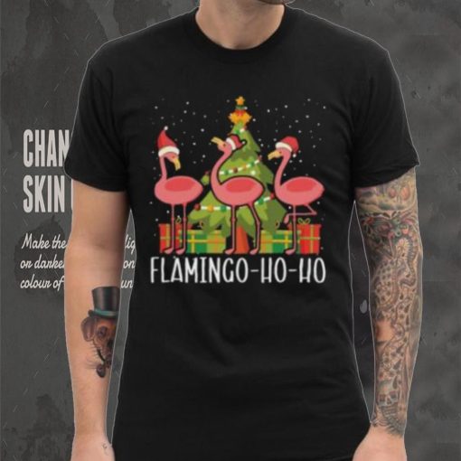 Pink Flamingo Lover Bird Merry Xmas Christmas Day’ Women’s Vintage Sport T  Shirt