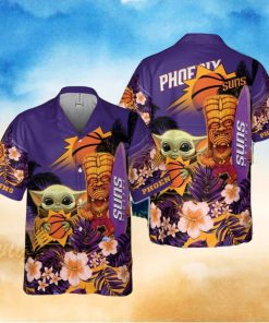 Phoenix Suns Baby Yoda National Basketball Association Hawaiian Shirt
