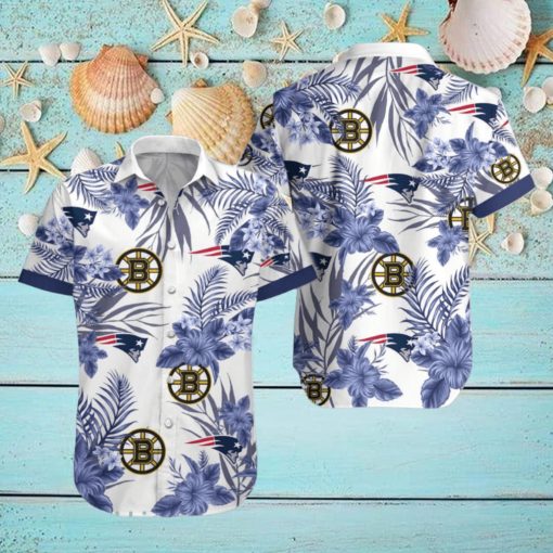 Bruins Patriots Hawaiian Shirt Best Gift For Fans Men And Women