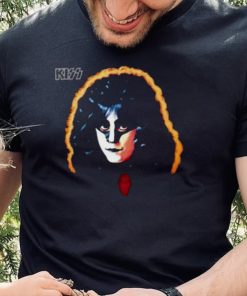 Eric Carr Kiss Band Unisex Vintage Short Sleeve Black Cotton T Shirt