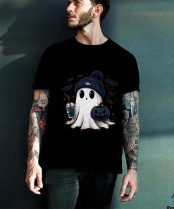 Halloween Denver Broncos NFL Football Fan Ghost with Pumpkin shirt