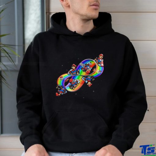 Mario Kart on a Mobius strip Mobius Kart LGBT Pride race hoodie, sweater, longsleeve, shirt v-neck, t-shirt