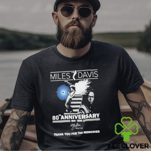 80th Anniversary 1944 – 2024 Miles Davis Thank You For The Memories Shirt