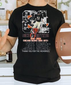 81 Years Of Dick Butkus 1942 – 2023 Chicago Bears 1965 – 1973 Thank You For The Memories Signature T Shirts 1 81 Years Of Dick Butkus 1942 – 2023 Chicago Bears 1965 – 1973 Thank You For The Memories Signature T Shirts