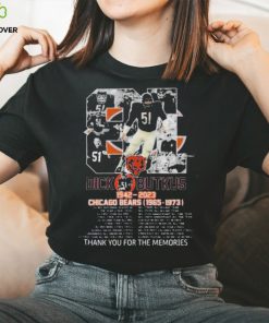 81 Years Of Dick Butkus 1942 – 2023 Chicago Bears 1965 – 1973 Thank You For The Memories Signature T Shirts 3 81 Years Of Dick Butkus 1942 – 2023 Chicago Bears 1965 – 1973 Thank You For The Memories Signature T Shirts