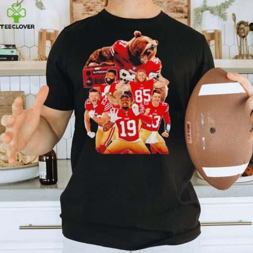 San Francisco 49ers bear and players hoodie, sweater, longsleeve, shirt v-neck, t-shirt