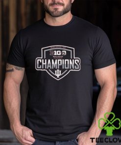 84 Crimson Indiana Hoosiers 2023 Big Ten Men's Soccer Conference Tournament Champions Locker Room T Shirt