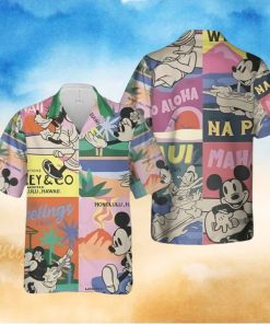 Mickey And Friends Retro Summer Full Printing Hawaiian Shirt