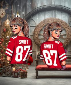 87 Travis Kelce Taylor Swift Ornament The Eras Tour Kansas City Chief