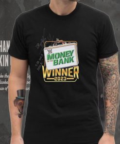 IYO SKY Autographed & Inscribed Event Worn Money In The Bank Winner T Shirt