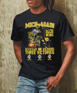 Mich Again 1001 Wins Michigan Wolverines Three Victories Shirt