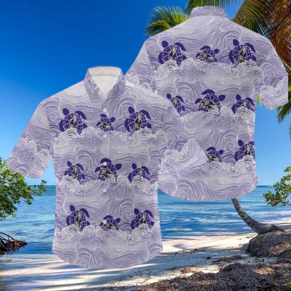 Baltimore Ravens NFL Flower Hawaiian Shirt Ideal Gift For Fans