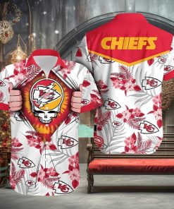 NFL Kansas City Chiefs Skull Hawaiian Shirt