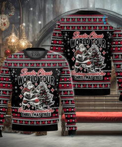 Santa Claus World Tour 2024 Ugly Christmas Sweater