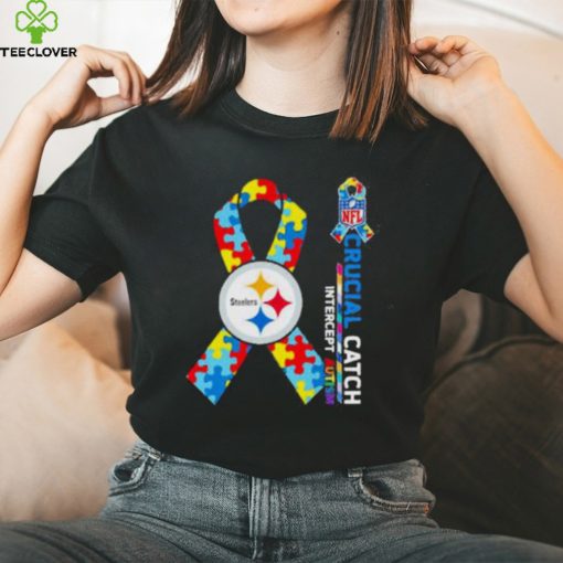 NFL Pittsburgh Steelers Crucial Catch Intercept Autism Shirt