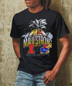 Original Illinois Fighting Illini Vs Kansas Jayhawks Maui Strong October 29th 2023 T Shirt